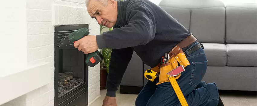 New Indoor Fireplace Installation in Saginaw, Texas