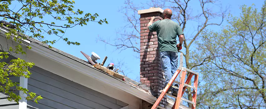 Vinyl and PVC Chimney Flashing Installation in Saginaw, TX