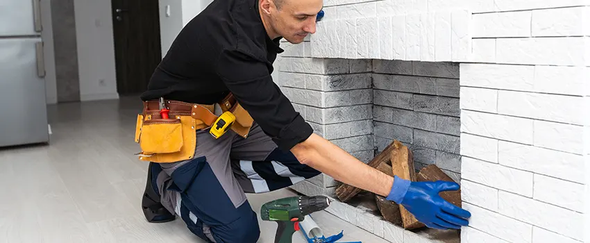 Fireplace Damaged Damper Frame Repair Services in Saginaw, Texas
