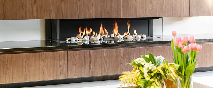 Double-height Fireplace Design Refurbishment in Saginaw, Texas